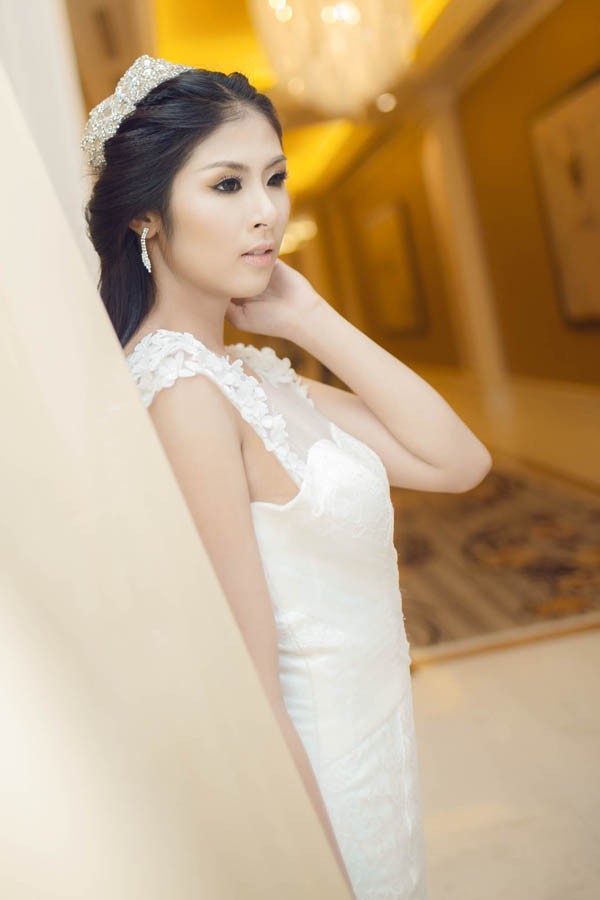 Ngọc Hân mặc váy tự thiết kế, xinh như công chúa - ảnh 10